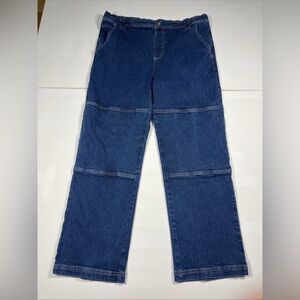 Vintage Independent Truck Jeans Blue Loose Baggy Skater Denim Men’s XL 36”